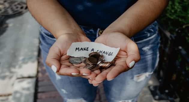 change in hands